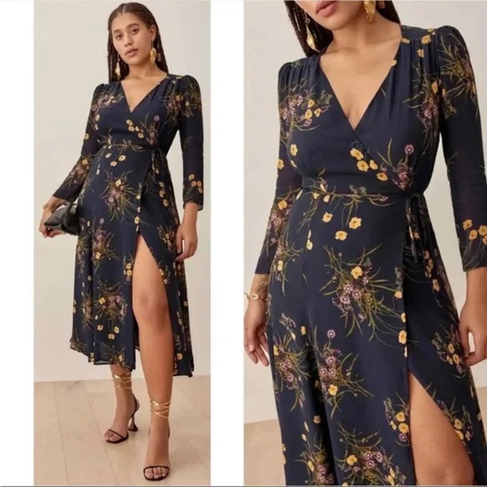 Reformation Melba Wrap Dress